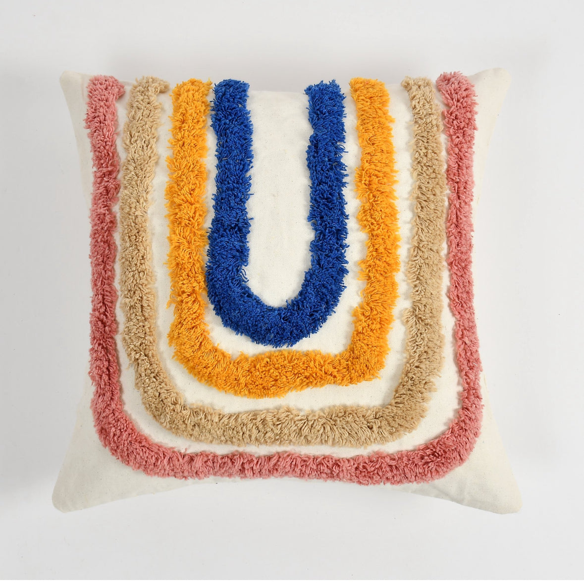 Hand made statement boho inspired decorative pillow